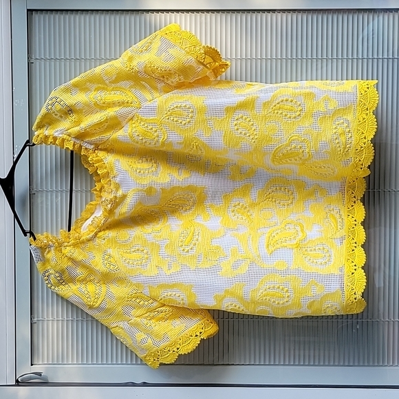 Charter Club Tops - CHARTER CLUB YELLOW BLOUSE NWOT